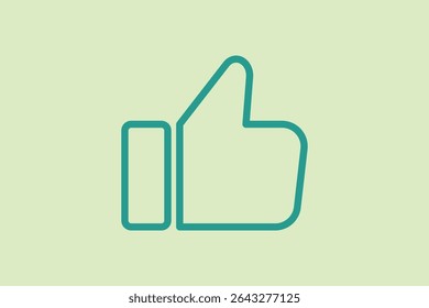 Like icon. icon related to UI elements. suitable for web site, app, user interfaces,element, printable etc. line icon style. simple vector design editable