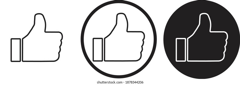 like icon set Collection of high quality 
black outline logo for web site design 
and mobile dark mode apps 
Vector illustration on a white background