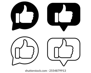 like icon set. Vector illustration.