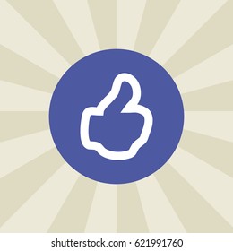 like icon. sign design. background