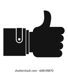 Like icon. Simple illustration of like vector icon for web
