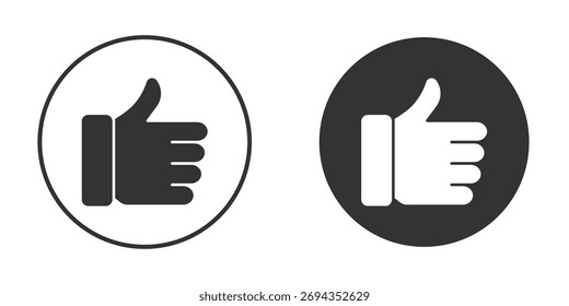 Como ícone. Ilustração de vetor simples. Conjunto de Ícones de Silhueta.