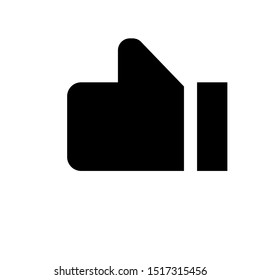 Like icon. Social media button. Hand sign. 
