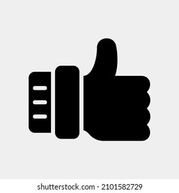 Like icon in solid style about social media, use for website mobile app presentation