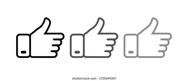 like icon stock vector illustration flat design.