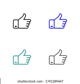 wie Icon Stock Vektor Illustration flach Design.