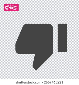 Icono de Like, ícono de Asistencia, ícono de pulgar hacia arriba, archivo de ilustración de ícono de Vector de formato EPS