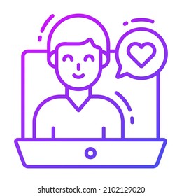 Like icon, Survey and Feedback, modern vector illustration 