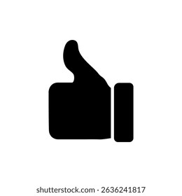 Like icon symbol for apps and websites. Thumbs up sign and symbol. Hand like