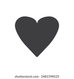 Wie Ikone, wie Symbol, wie Button, Valentinstag-Ikone, Herz-Vektorgrafik, wie Vektorgrafik, Vektorillustration, Liebe Symbol Ikone, Herz-Ikone, Herzform Vektorgrafik