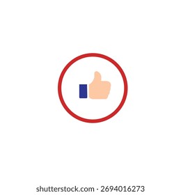 Like Icon - es un símbolo para expresar el disfrute de la Aprobación y la Asistencia 