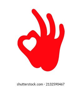 like icon symbol sign vector Heart of Love Valentine