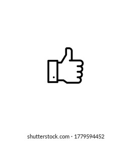 Like icon symbol vector eps 10