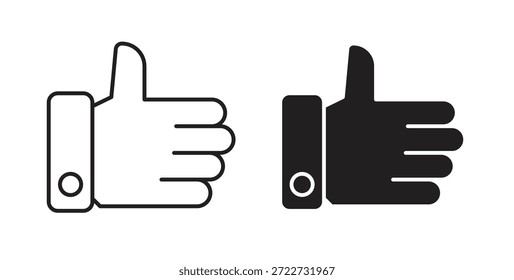 Como símbolo de icono. Vector EPS 10. icono de línea y glifo