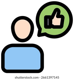 Like icon symbol. Vector illustration