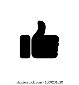 Like  icon symbol vector isolated on white background
