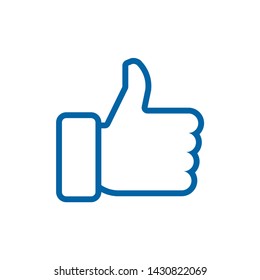 Like icon symbol vector. on white background
