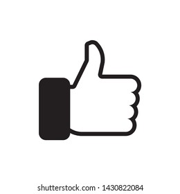 Like icon symbol vector. on white background