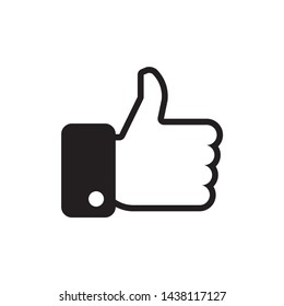 Like icon symbol vector. on white background