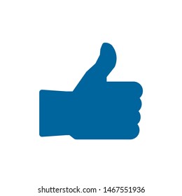 Like icon symbol vector on white background