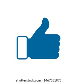Like icon symbol vector on white background