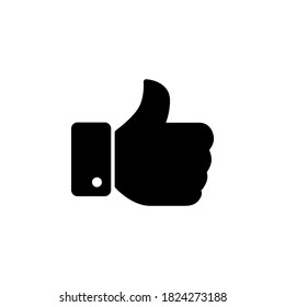 Like icon symbol vector on white background