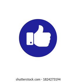 Like icon symbol vector on white background