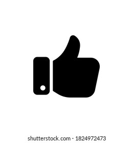Like icon symbol vector on white background