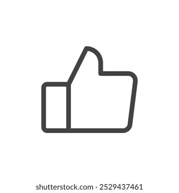 like icon Thin outline art symbol