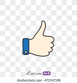 Like icon- thumb up