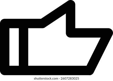 Like icon. Thumb up symbol.