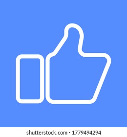 Como un icono. Subir símbolo de icono. ilustración vectorial