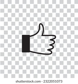 like icon , thumb up icon vector