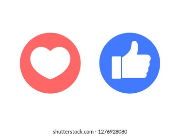 like icon. Thumbs up icon. social media icon