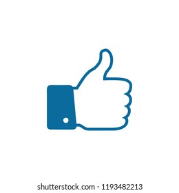 Like icon. Thumbs up icon vector. symbol for web site Computer and mobile vector.