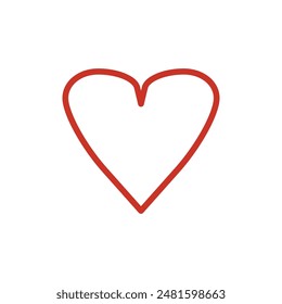 Like icon, Valentine's day icon, heart shape isolated, heart symbol, heart vector icon, love heart vector, like symbol, like button, vector illustration