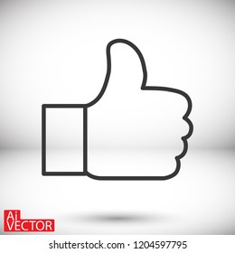 LIKE ICON VECTOR