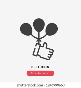 like  icon vector