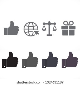 LIKE ICON VECTOR