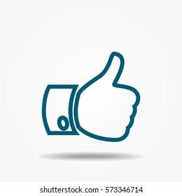 Like icon vector