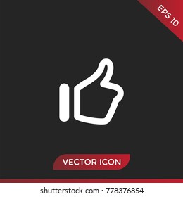 Like icon vector