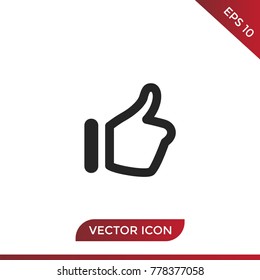 Like icon vector