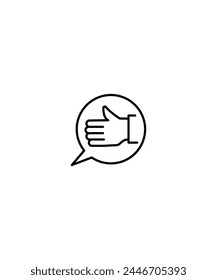 como icono, Vector de la mejor línea icono.