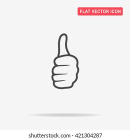 Like icon. Vector concept illustration for design.