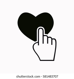 Like  icon Vector design.