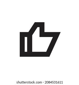 Like icon vector design with flat style.