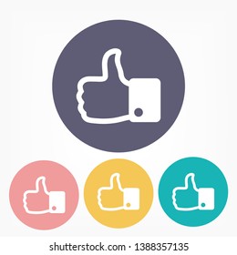 like icon. Vector  Eps 10 . Lorem Ipsum Flat Design 