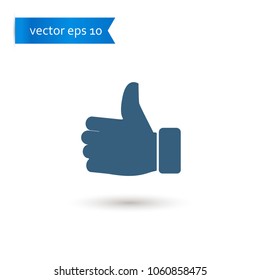 like. like icon. like vector. flat style. sign design vector. sign design. Vector EPS 10