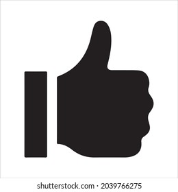 Like icon. Vector and glyph
