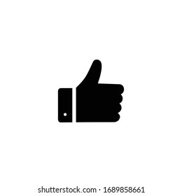 Like icon vector. hand like, hand thumb up icon